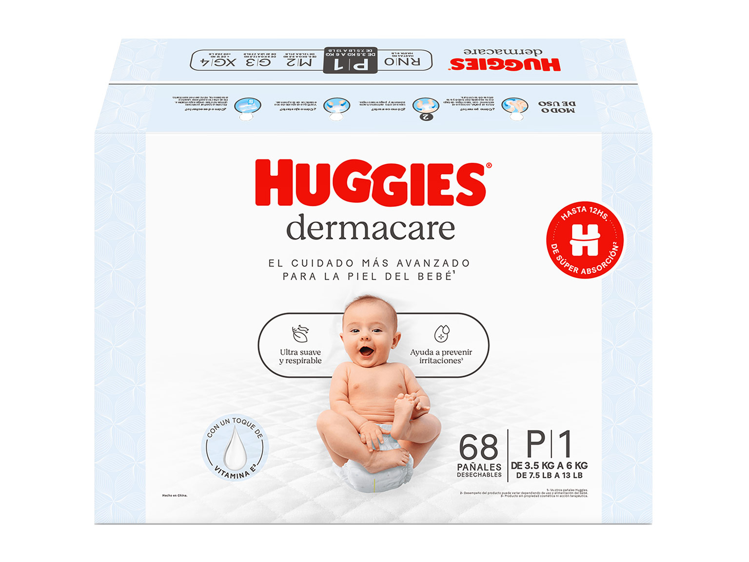 Paales Huggies Dermacare P
