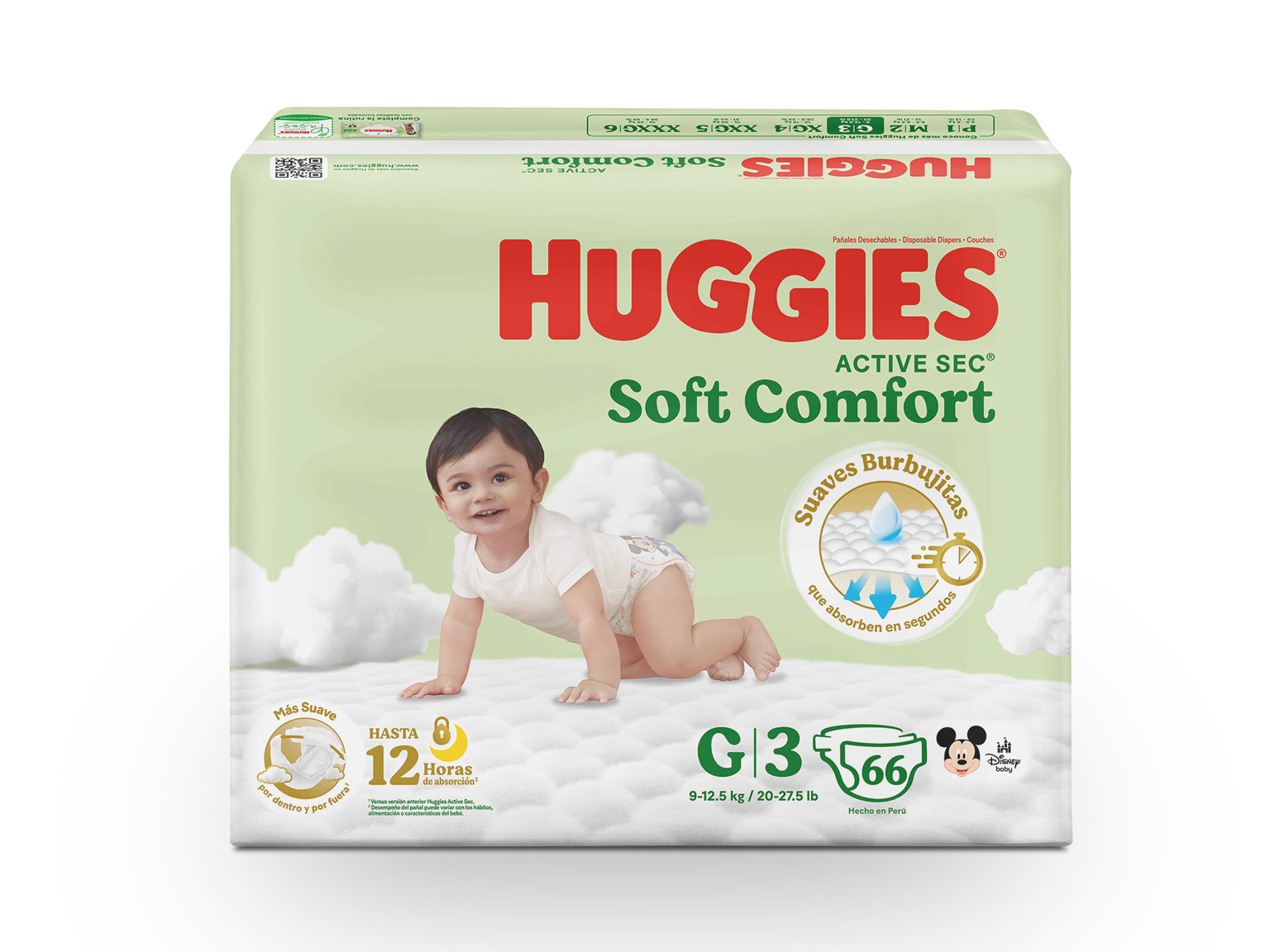 Huggies Active Sec Soft Comfort G